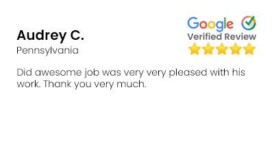 Google 5-Star Review from Audrey C.